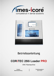 imes-icore CORiTEC 250i Loader PRO Betriebsanleitung