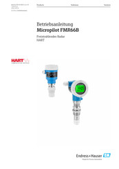 Endress+Hauser Micropilot FMR66B Betriebsanleitung