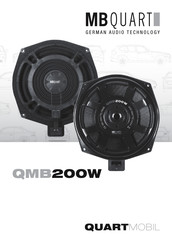 Mb Quart QMB200W Bedienungsanleitung