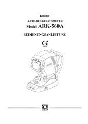 Nidek ARK-560A Bedienungsanleitung
