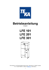 Teka LFE 201 Betriebsanleitung