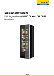 Nordcap WINE BLACK FIT SLIM Bedienungsanweisung