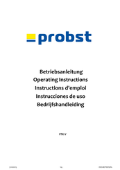 Probst VTK-V Betriebsanleitung
