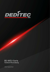 Deditec BS-WEU Serie Hardware-Beschreibung