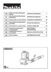 Makita UB002CZ02 Betriebsanleitung