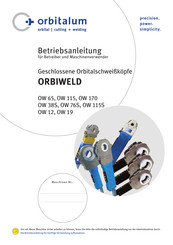 ITW orbitalum ORBIWELD OW 76S Betriebsanleitung