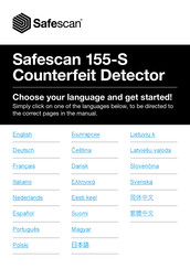 Safescan 155-S Benutzerhandbuch