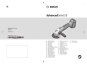 Bosch AdvancedGrind 18 Originalbetriebsanleitung