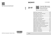 Sony ZV-1F Einführungsanleitung