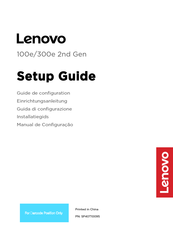 Lenovo 100e 2nd Gen Einrichtungsanleitung