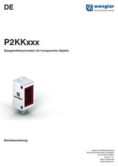 Wenglor P2KK Serie Betriebsanleitung