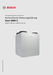 Bosch Vent 5000 C Kurz-Planungsunterlage Für Die Fachkraft