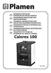 Plamen CALOREX 100 Technische Anleitung