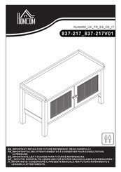 HOMCOM 837-217V01 Montageanleitung