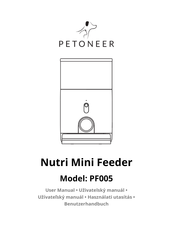 Petoneer Nutri Mini Feeder Benutzerhandbuch