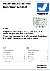 Viessmann 5228 Bedienungsanleitung