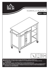 HOMCOM 801-150 Montageanleitung