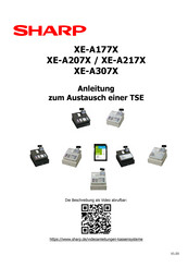 Sharp XE-A177X-WH Anleitung