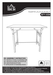 Homcom B71-036 Montageanleitung