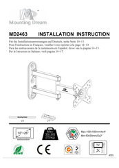 Mounting Dream MD2463 Installationsanweisungen