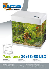 SuperFish Panorama 35 LED Garantieschein Und Bedienungsanleitung