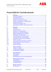 ABB Power2 850-M Bedienungsanleitung