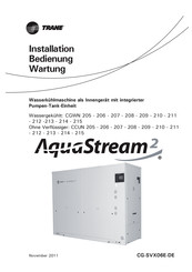 Trane AquaStream 2 CGWN 214 Installation, Bedienung, Wartung