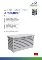 biohort FreizeitBox Aufbauanleitung