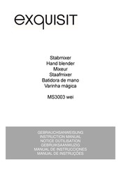 exquisit MS3003 wei Gebrauchsanweisung
