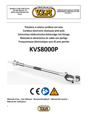 Volpi KVS8000P Benutzerhandbuch