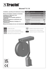 Tractel Blocmat SI Installations-, Gebrauchs- Und Wartungsanleitung