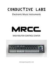 Conductive Labs MIDI ROUTER CONTROL CENTER Bedienungsanleitung