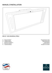 Roblin REFLET 1000 MOSAIQUE/PERLE Installationsanleitung