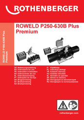Rothenberger ROWELD P250B Bedienungsanleitung