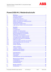 ABB Power2 850-M Bedienungsanleitung