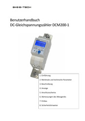 B+G E-Tech DCM200-1 Benutzerhandbuch