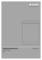 Asko DFI544DXXL Gebrauchsanweisung
