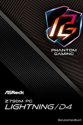 ASROCK PHANTOM GAMING Z790M PG Lightning D4 Benutzerhandbuch