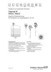 Endress+Hauser Liquicap M FMI51 Handbuch Zur Funktionalen Sicherheit