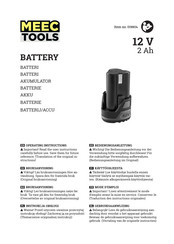 Meec tools 019804 Bedienungsanleitung