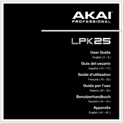 Akai Professional LPK25 Wireless Benutzerhandbuch