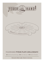 Feuerhand PYPLA-INSERT Gebrauchsanleitung