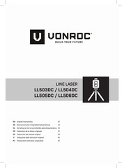 VONROC LL504DC Bersetzung Der Originalbetriebsanleitung