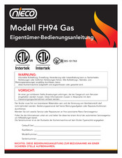 Nieco FH94 Gas Bedienungsanleitung
