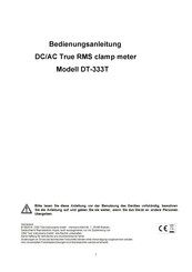 Cem DT-333T Bedienungsanleitung