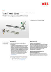 ABB EnduraAZ30-Sonde Bedienungsanleitung