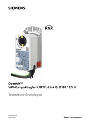 Siemens OpenAir GDB181.1E/KN Technische Grundlagen