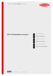 Fronius OPT/i TPS SpeedNet Connector Installationsanleitung