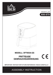 HOMCOM 800-079 Gebrauchsanweisung