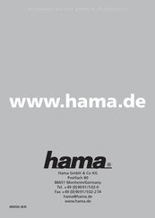 Hama 00042542 Bedienungsanleitung